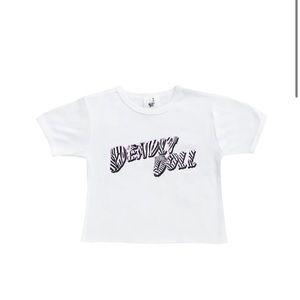 DEADLY DOLL ZEBRA TEE BY JESSE JO STARK